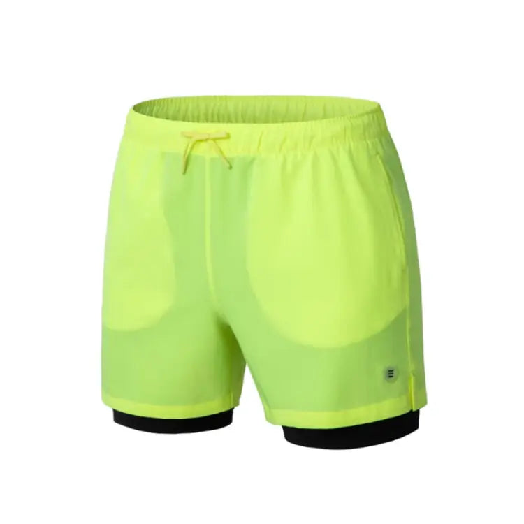 Barrel Men Essential Half Leggings Shorts-yellow - Image 2