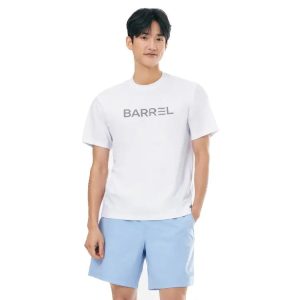 Barrel Men Essential Relax Fit S/s Rashguard-white