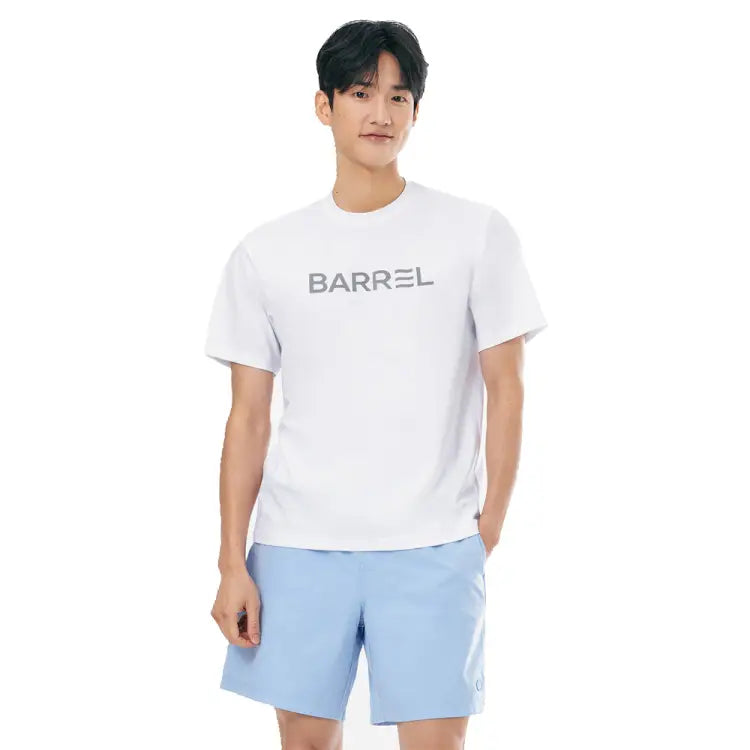 Barrel Men Essential Relax Fit S/s Rashguard-white