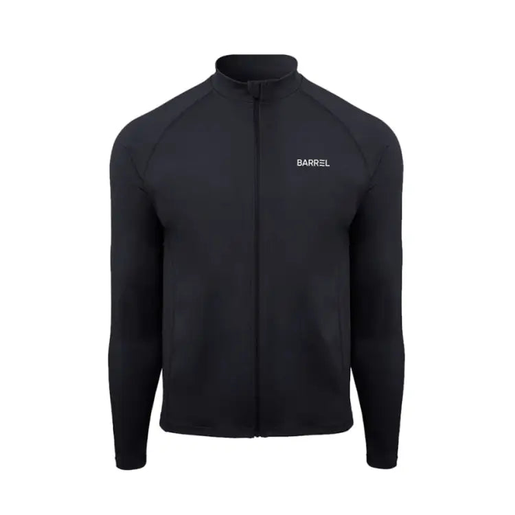 Barrel Men Essential Relax Zipup Rashguard-black - Image 2