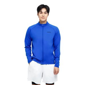 Barrel Men Essential Relax Zipup Rashguard-blue