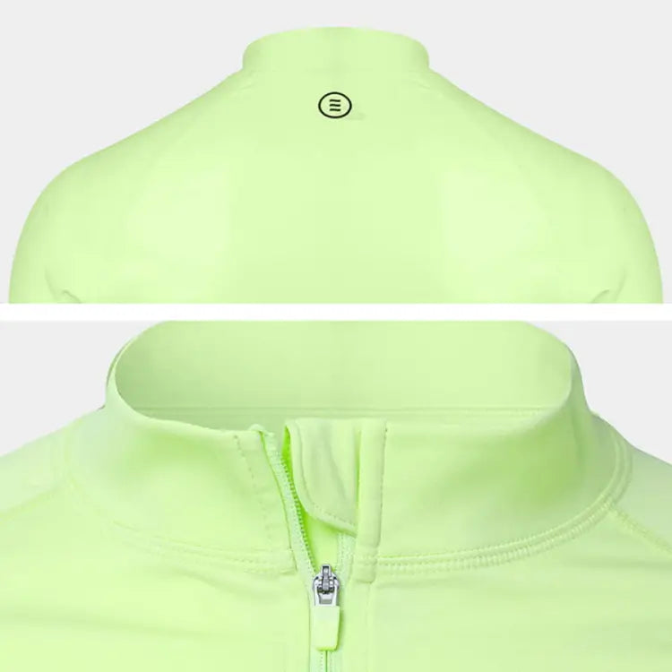 Barrel Men Essential Relax Zipup Rashguard-lime - Image 4