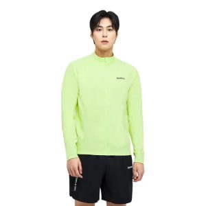 Barrel Men Essential Relax Zipup Rashguard-lime