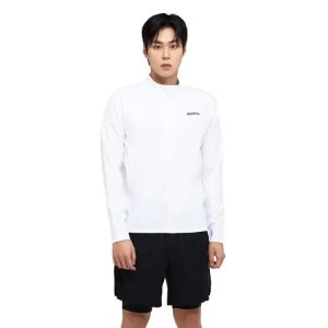 Barrel Men Essential Relax Zipup Rashguard-white