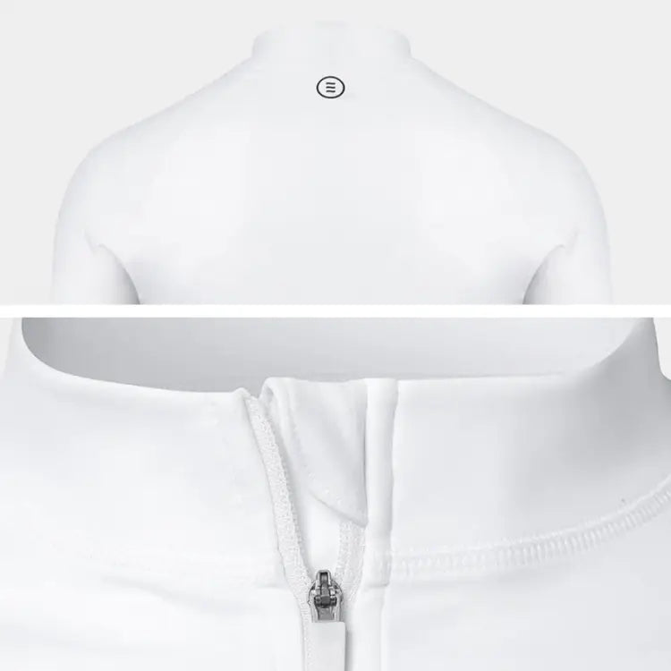 Barrel Men Essential Relax Zipup Rashguard-white - Image 4