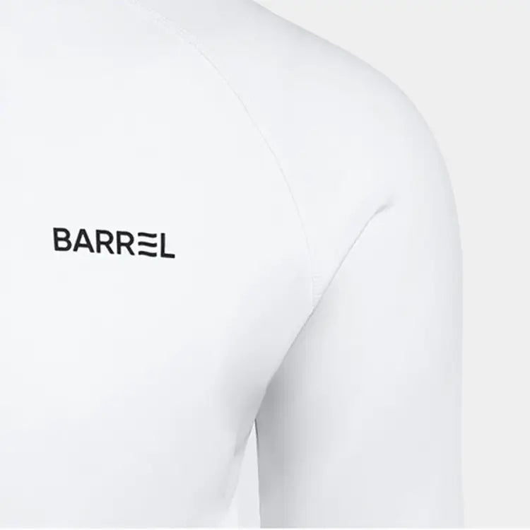 Barrel Men Essential Relax Zipup Rashguard-white - Image 5