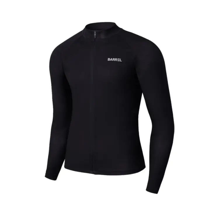 Barrel Men Essential Zip-up Rashguard-black - Image 2