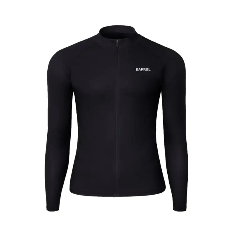 Barrel Men Essential Zip-up Rashguard-black