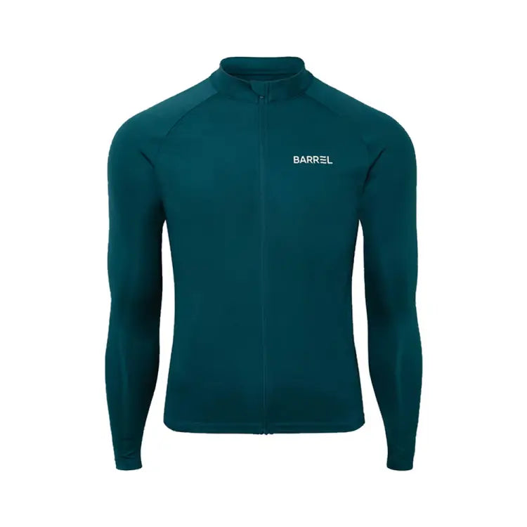 Barrel Men Essential Zip Up Rashguard-green - Image 3