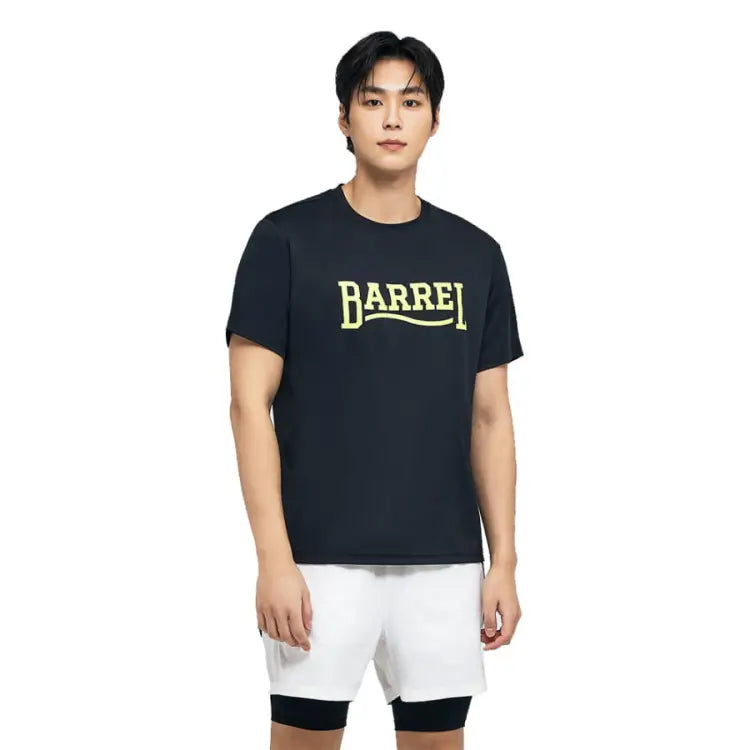 Barrel Men Romantic Motion S/s Rashguard-black