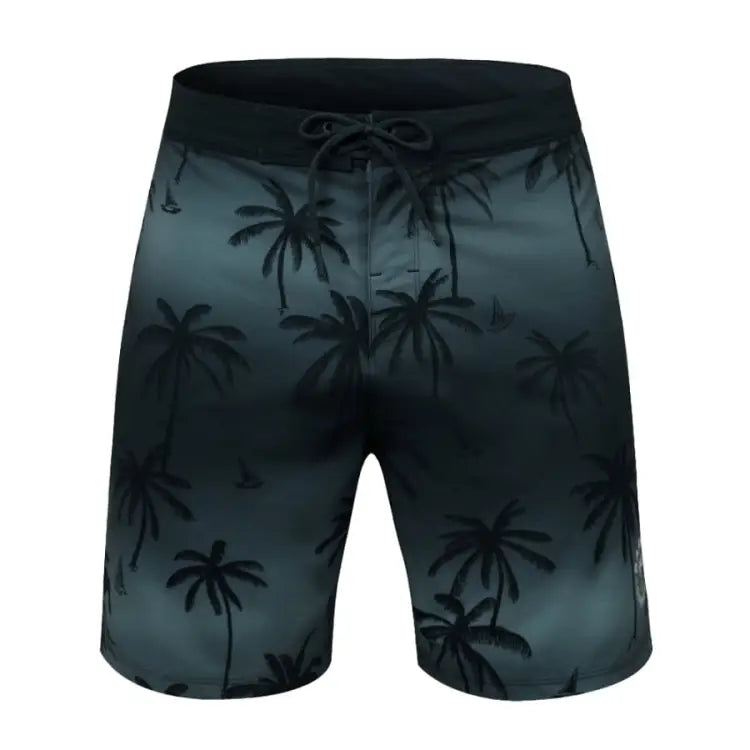 Barrel Men Sunset Palm Tree Board Shorts-black