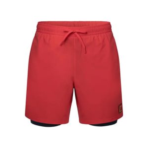 Barrel Men Tropical Half Legging Shorts-orange
