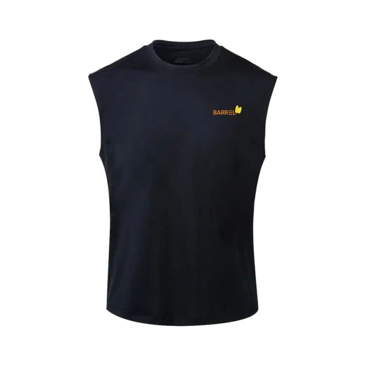 Barrel Men Tropical Sleeveless Rash Guard-black - Image 2