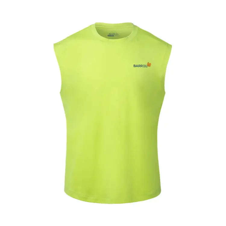 Barrel Men Tropical Sleeveless Rash Guard-green - Image 2