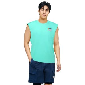 Barrel Men Tropical Sleeveless Rashguard-ocean