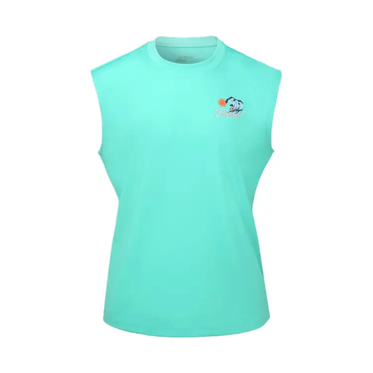 Barrel Men Tropical Sleeveless Rashguard-ocean - Image 2