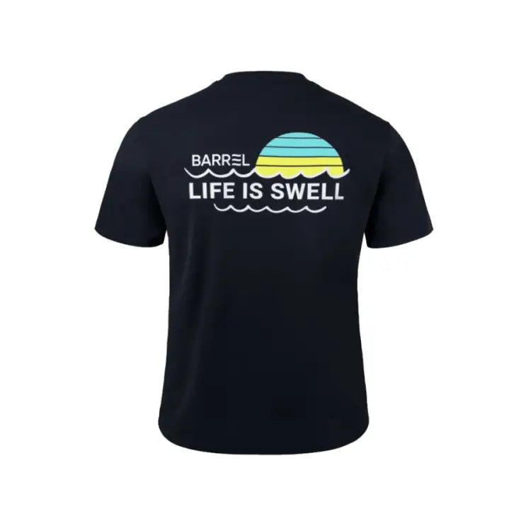 Barrel Men Vibe Sunset S/s Rashguard-black - Image 4