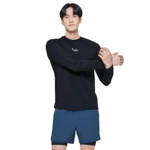 Barrel Mens Essential Relaxfit Rashguard-black