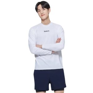 Barrel Mens Essential Relaxfit Rashguard-white