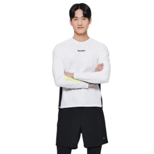 Barrel Mens Motion RelaxFit Rashguard-WHITE