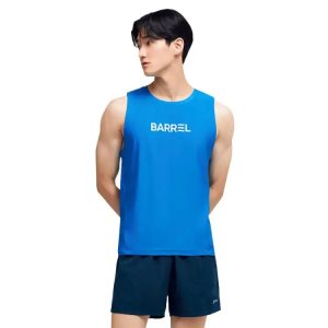 Barrel Mens Ocean Sleeveless Rashguard-blue