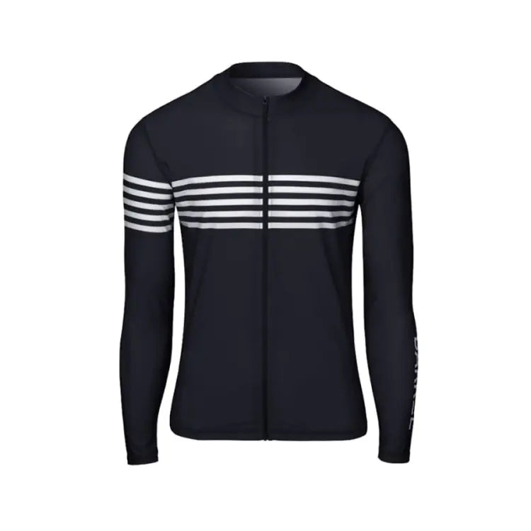 Barrel Mens Ocean Zipup Rashguard-black - Image 2
