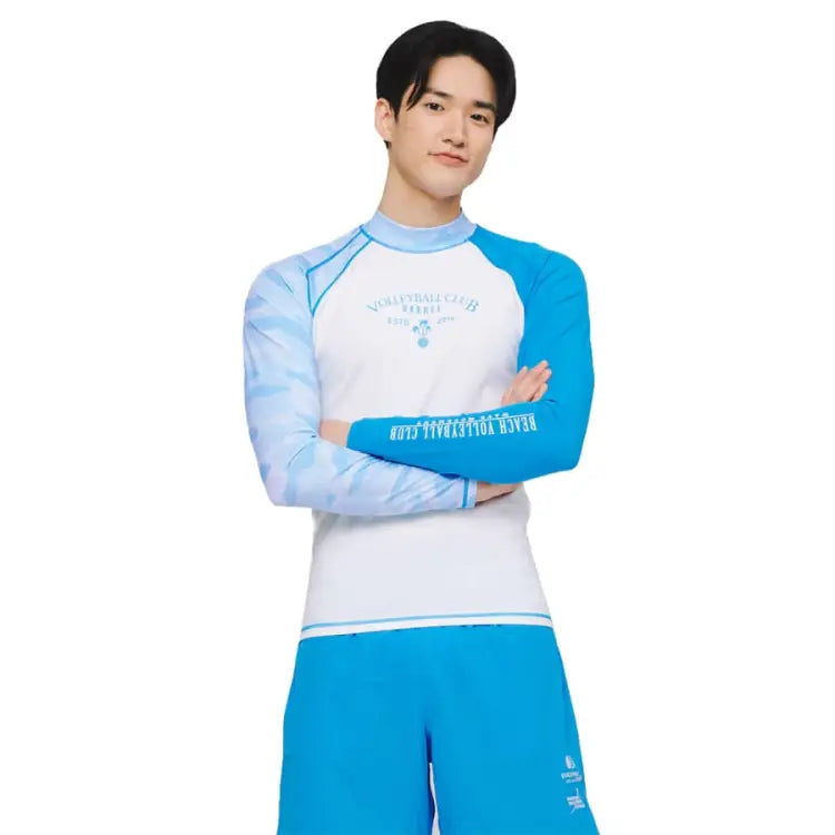 Barrel Mens Volley Rashguard-wave