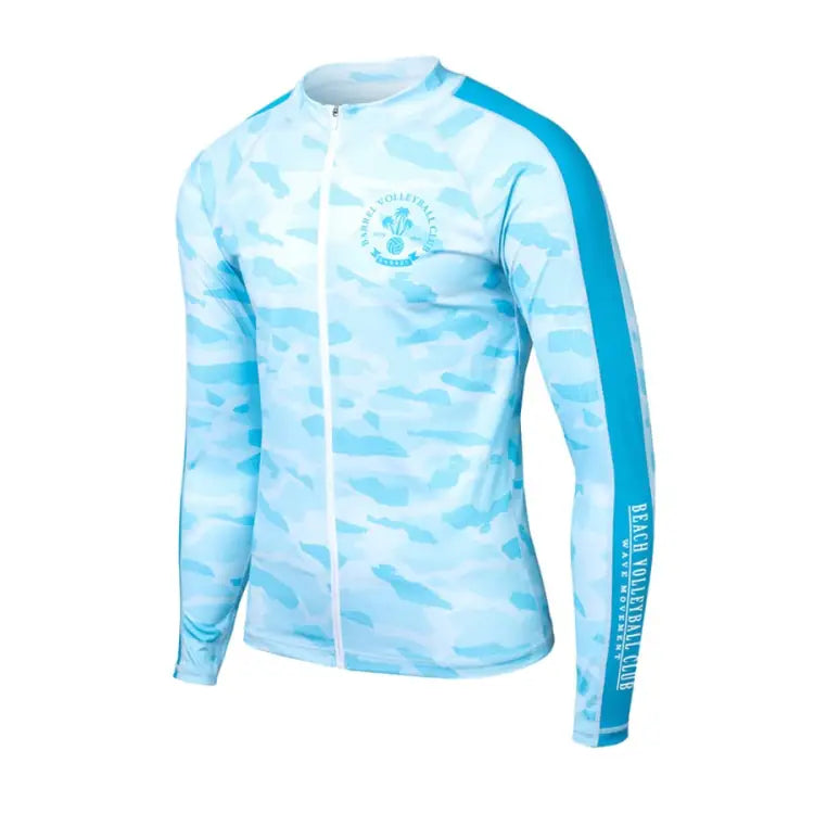 Barrel Mens Volley Zip-up Rashguard-wave - Image 3