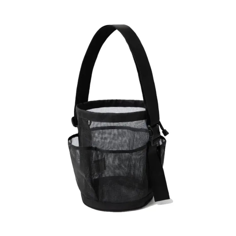 Barrel Mesh Shower Totebag-black - Image 3