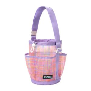 Barrel Mesh Shower Totebag-lavender