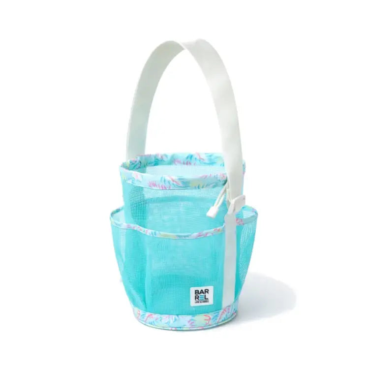 Barrel Mesh Shower Totebag-mint - Image 4