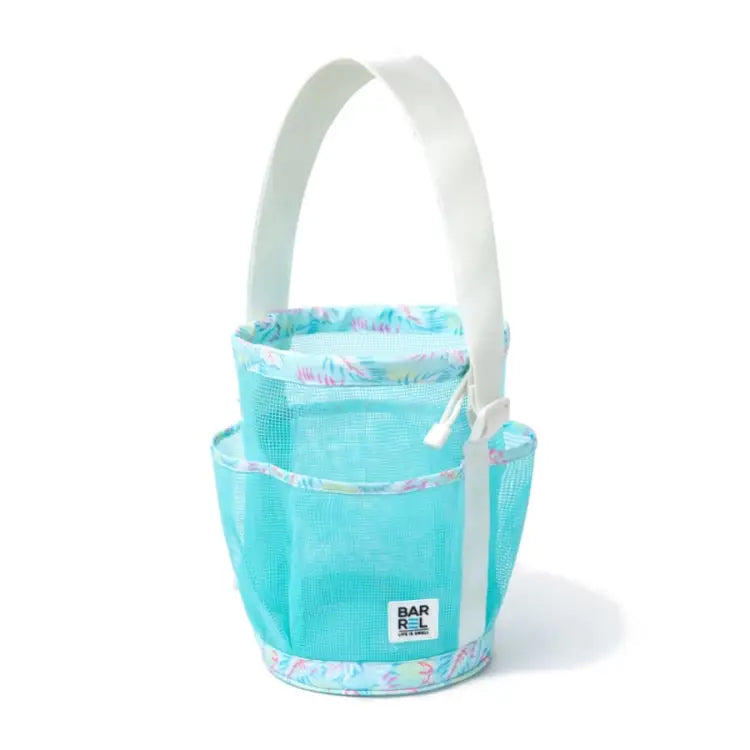 Barrel Mesh Shower Totebag-mint - Image 2