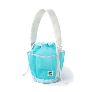 Barrel Mesh Shower Totebag-mint