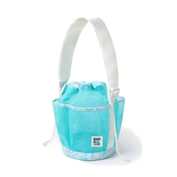 Barrel Mesh Shower Totebag-mint
