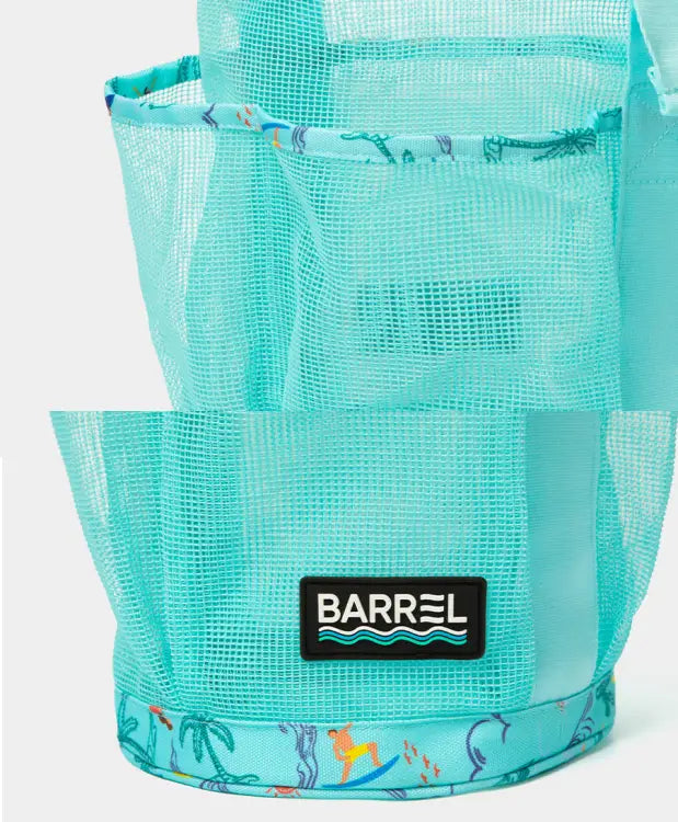 Barrel Mesh Shower Totebag-mint - Image 4