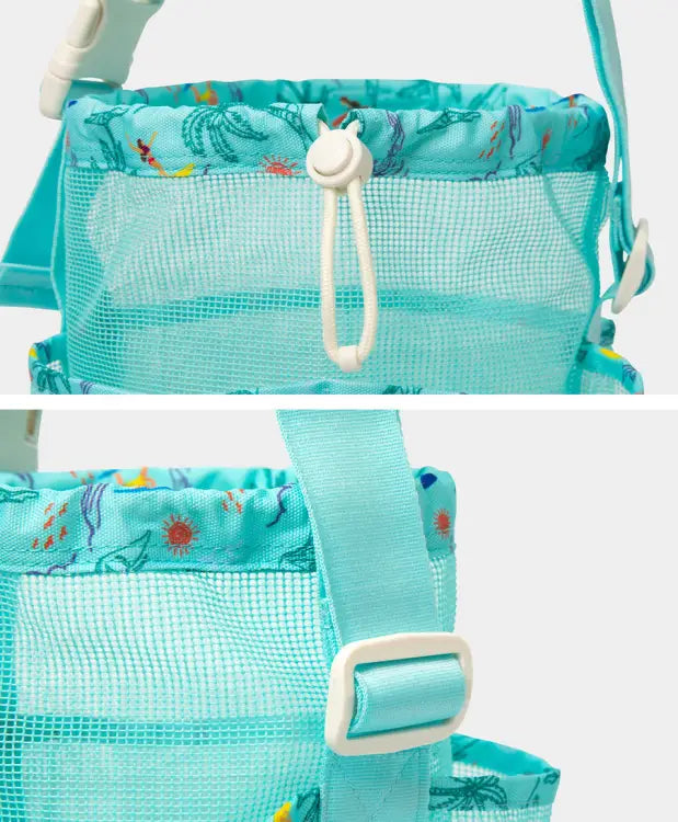 Barrel Mesh Shower Totebag-mint - Image 5