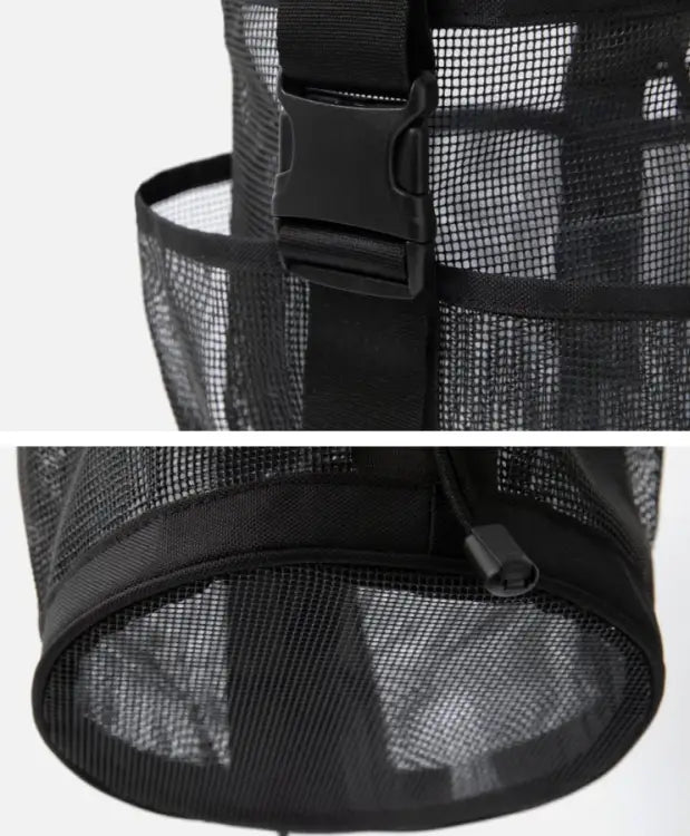 Barrel Mesh Shower Totebag-pink - Image 9