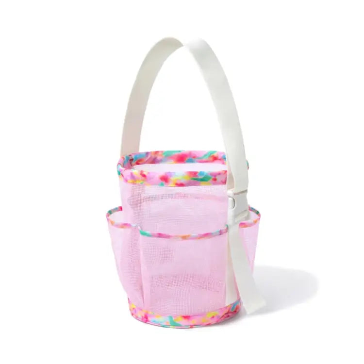 Barrel Mesh Shower Totebag-pink - Image 2