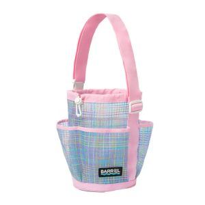 Barrel Mesh Shower Totebag-pink
