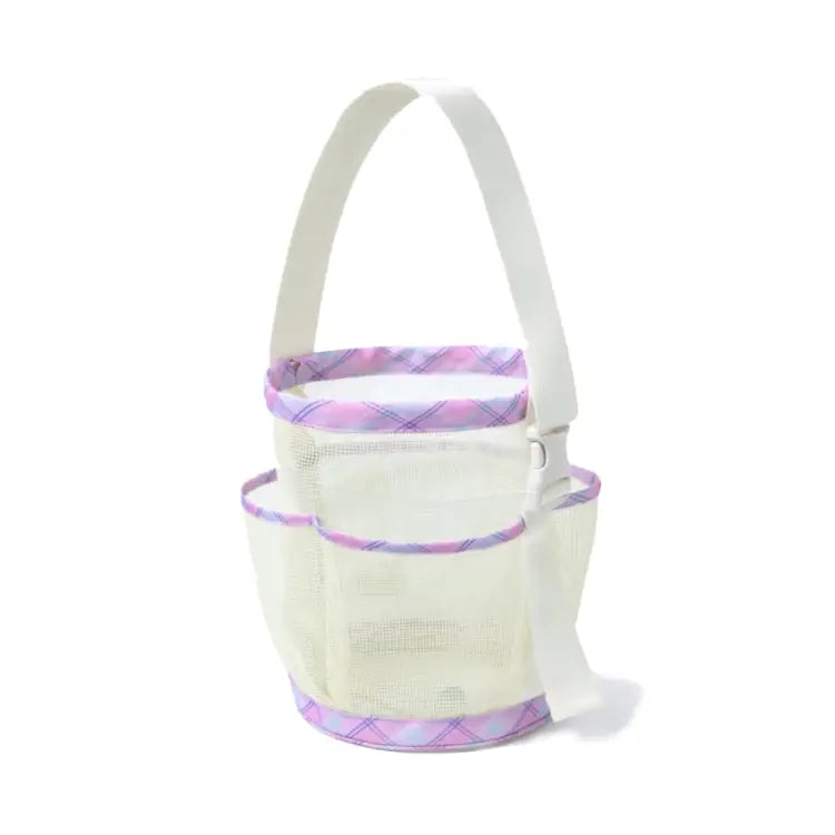 Barrel Mesh Shower Totebag-purple - Image 2