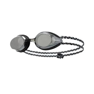 Barrel Racing Mirror Swim Goggles-black/black