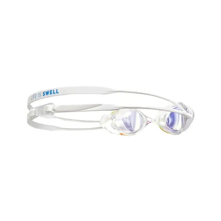 Barrel Racing Non Packing Swim Goggles-aurora/white - Image 2