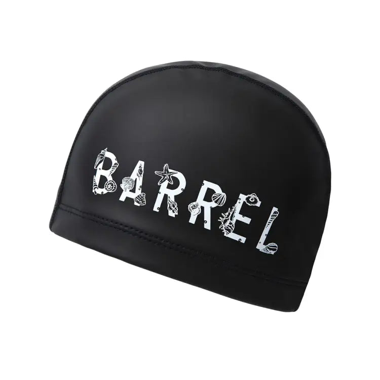 Barrel Shell Logo Silitex Swim Cap-black - Image 2