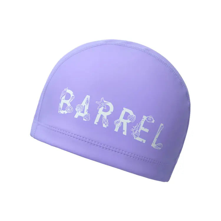 Barrel Shell Logo Silitex Swim Cap-lavender - Image 2