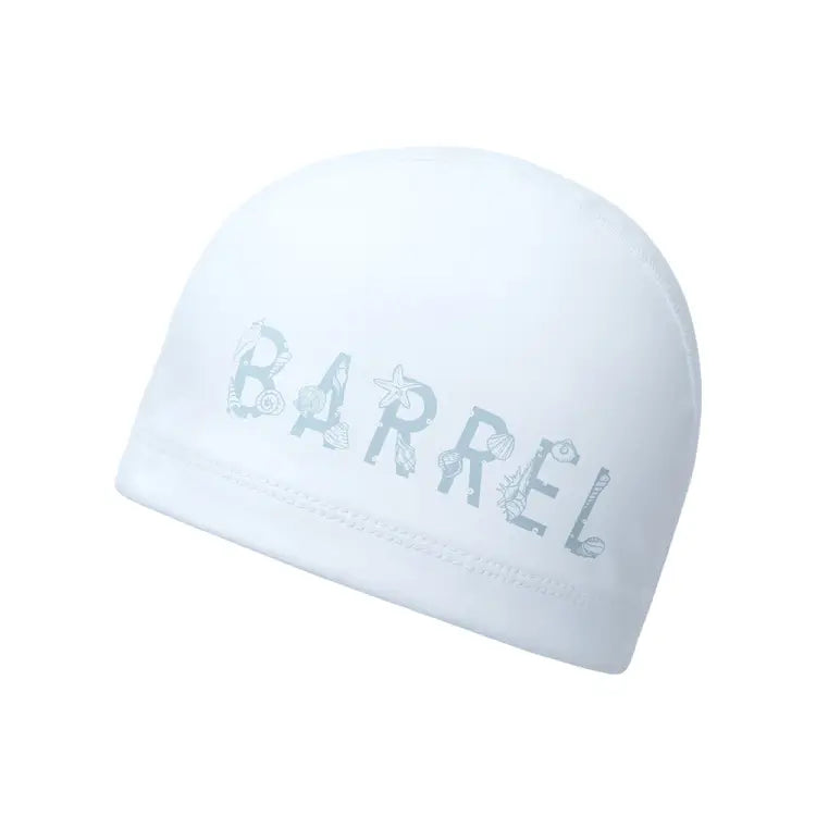 Barrel Shell Logo Silitex Swim Cap-white - Image 2