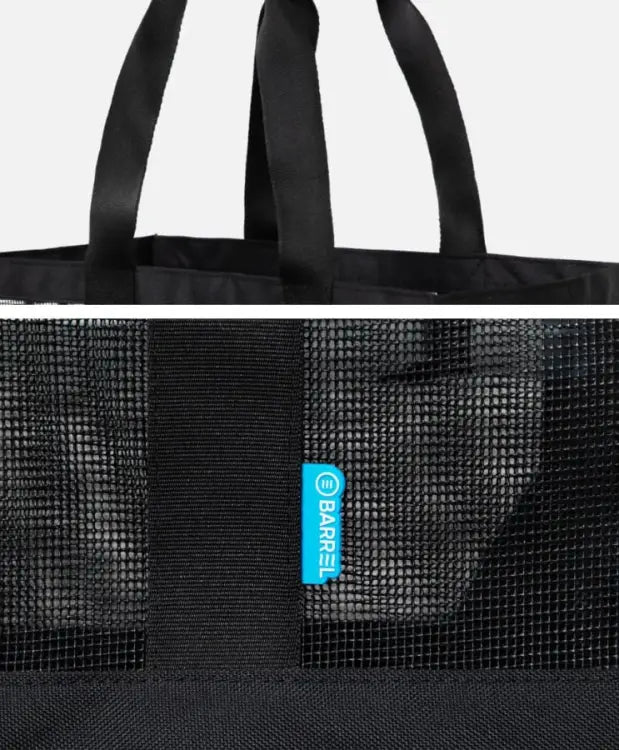 Barrel Square Totebag-black - Image 5