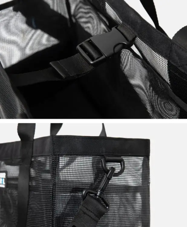 Barrel Square Totebag-black - Image 8