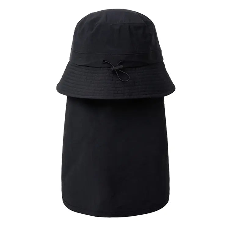 Barrel Sunshade Bucket Hat-black - Image 3