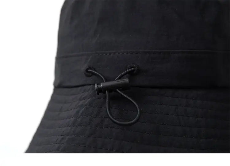 Barrel Sunshade Bucket Hat-black - Image 7