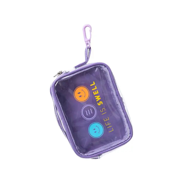 Barrel Surfer Mesh Beach Bag-lavender - Image 3